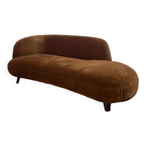 Canapé dormeuse, méridienne Rosebury AMPM (bronze)