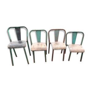 Set de 4 chaises d enfants Tolix