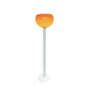 Lampadair italien orange et blanc Années 70