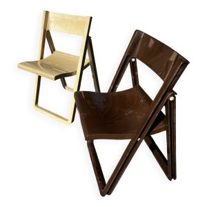 Chaises, pliantes, vintage,Allibert
