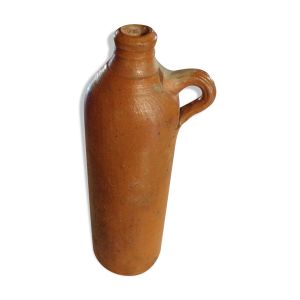 Ancienne bouteille en terre cuite vernissée