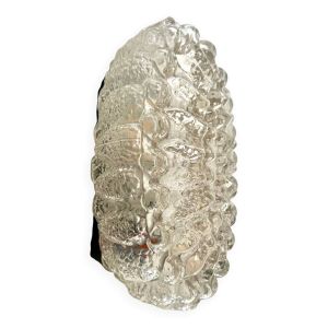Applique en verre bullé