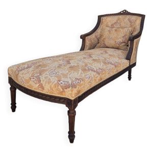 Méridienne décorée de Papillons style Louis XVI d'époque napoléon III