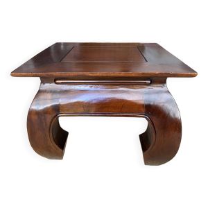 Table basse exotique en bois