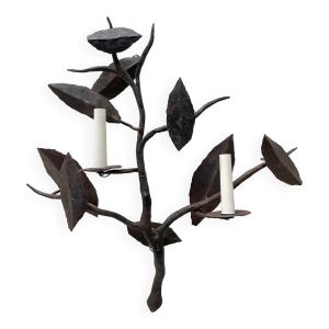 Applique murale en fer forgé.