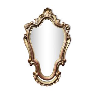 Miroir baroque en bois doré