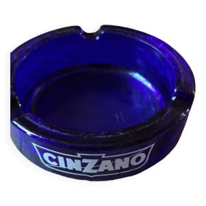 Cendrier publicitaire cinzano opaline