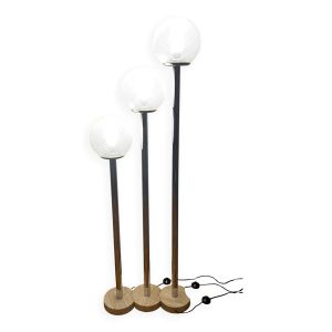 Lampadaire boule 3 pièces ère spatiale