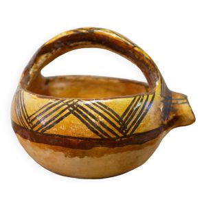 Cruche pot à bouillon Kabyle ancienne en terre cuite