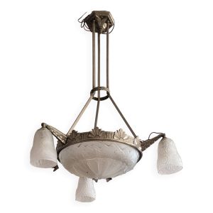 Lustre Art Déco Muller Frères Lunéville 1930