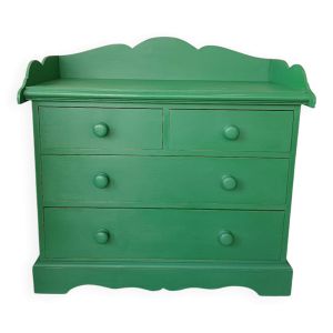 Commode verte Farmhouse style