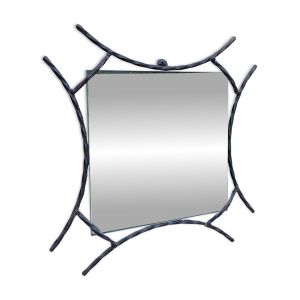 Ancien miroir fer forgé