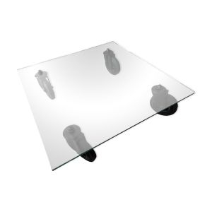 Table basse ''Tavolo con Ruote'' - Gae Aulenti - FontanaArte - 100x100cm