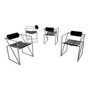 Lot de 4 Chaises Seconda par Mario Botta pour Alias, 1980