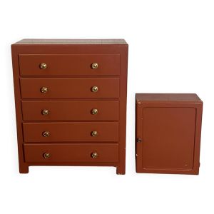 Chiffonnier et son petit meuble