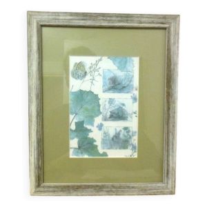 Cadre en bois cérusé