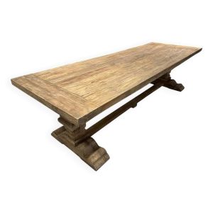 Table de monastère en chêne massif