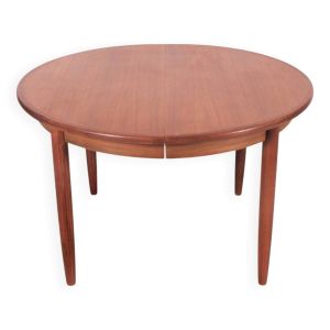 Table à manger scandinave extensible en teck