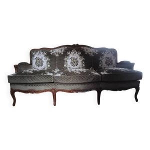Canapé banquette 3 places style Louis XV ou Régence