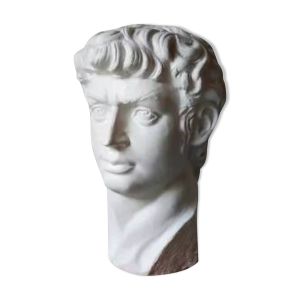 Buste de david en plâtre