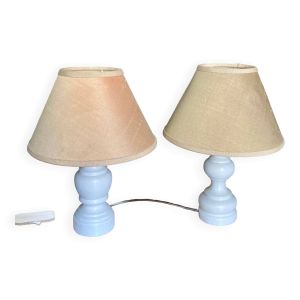 Paire lampes de chevet