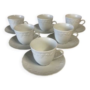 Tasses et Sous-Tasses à café Philippe Deshoulières modèle California