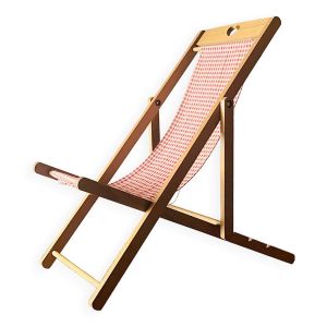 Chilienne en bois vintage pour poupée