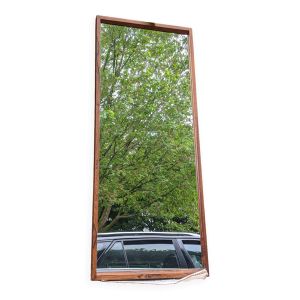 Grand Miroir scandinave en palissandre de rio de Kai Kristiansen pour Aksel Kjersgaard
