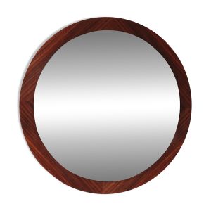 Miroir vintage en placage de palissandre danois 1960 Danemark
