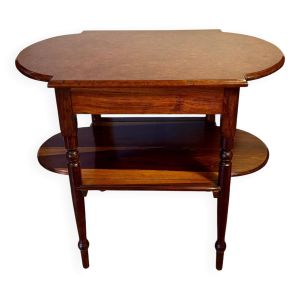 Console en palissandre et ronce début XX siècle
