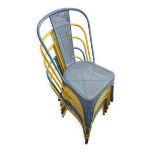 Lot de 6 chaises Tolix A