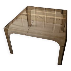 Table basse plexi fumé 70'