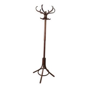 Porte-manteau perroquet en bois