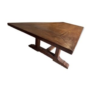Table de monastère en bois massif exotique