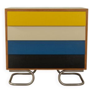 Commode colorée des années 50