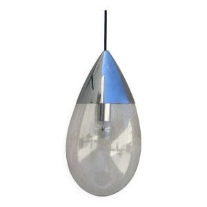 Lustre suspension design Goutte d’Eau – Glashütte Limburg années 70