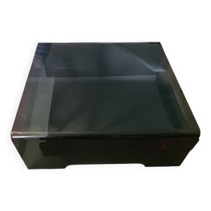 Table basse verre courbé