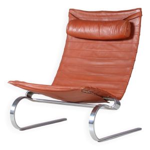 Chaise PK20 de Poul Kjaerholm pour E. Kold Christensen, Danemark 1960
