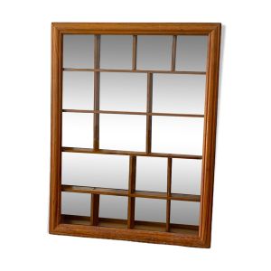 Boite de rangement avec Miroir verrière mural avec rangements intégrés vint