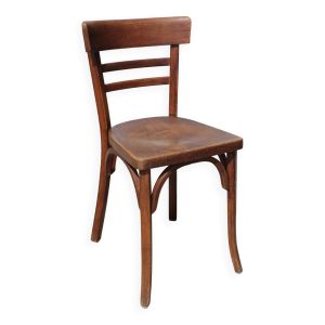Chaise Baumann n°29 en hêtre foncé
