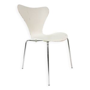 Chaise design, modèle papillon 3107, Fritz Hansen, conçue par A. Jacobsen