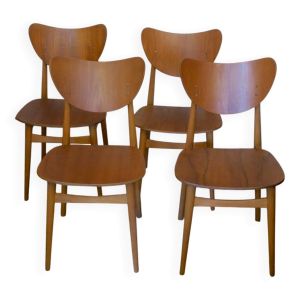 Lot de 4 chaises papillon, g-plan attr. années 1960