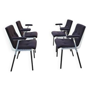4 Chaise salle à manger Allibert 1970