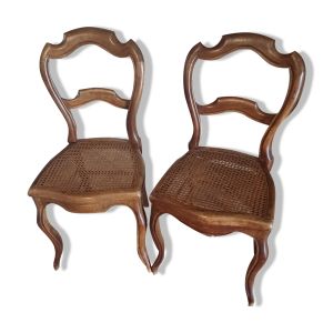 Chaises cannées Louis Philippe