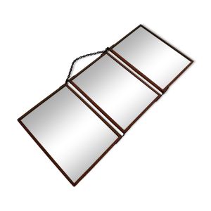 Miroir triptyque de barbier orientaliste, 1920