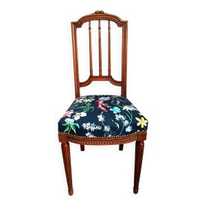 Chaise Louis XVI style Napoléon III art nouveau