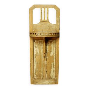 Console murale bois craquelé et cérusé