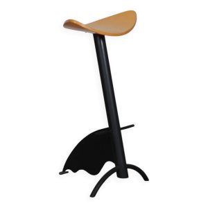 Tabouret de bar Plateforme par Maurizio Peregalli pour Zeus, 1980