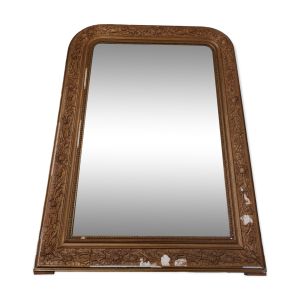 Ancien grand miroir Louis Philippe 101x74cm