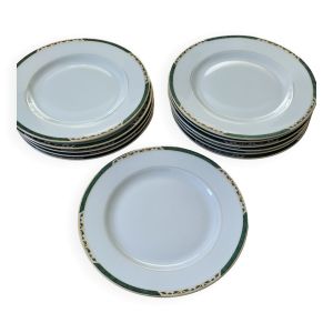 Assiettes à dessert Deshoulières